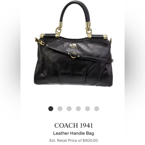 COACH 1941 Frame Satchel from the Premium Coach 1941 Collection - Picture 1 of 16